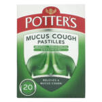 Potters Mucus Cough Pastilles - 20 Pastilles