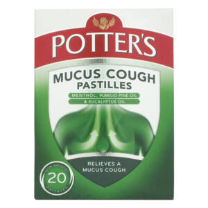 Potters Mucus Cough Pastilles - 20 Pastilles