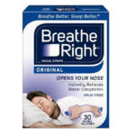 Breathe Right Congestion Relief Nasal Strips Original Large - Pack of 30 Strips