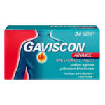 Gaviscon Advance Peppermint Chewable Tablets – 24 Tablets