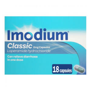 Imodium Classic 2mg Capsules – 18 Capsules