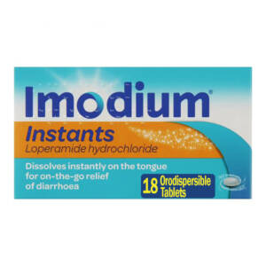 Imodium Instants Orodispersible Tablets – 18 Tablets