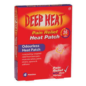 Deep Heat Pain Relief Heat Patch – 4 Patches