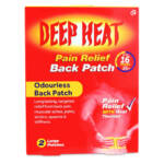 Deep Heat Patch for Back Pain – 2 Patches