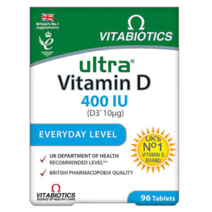 Vitabiotics Ultra D3 400 IU Every Day Level - 96 Tablets