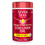 Seven Seas Omega-3 Fish Oil Plus Cod Liver Oil One-a-Day - 120 Capsules