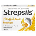 Strepsils Honey & Lemon Lozenges – 16 Lozenges